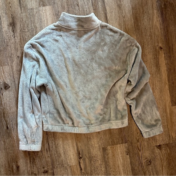 Disney Winnie The Pooh 1/4 Zip Junior Size Large Grey Sweatshirt Pullover Disney - Picture 5 of 5